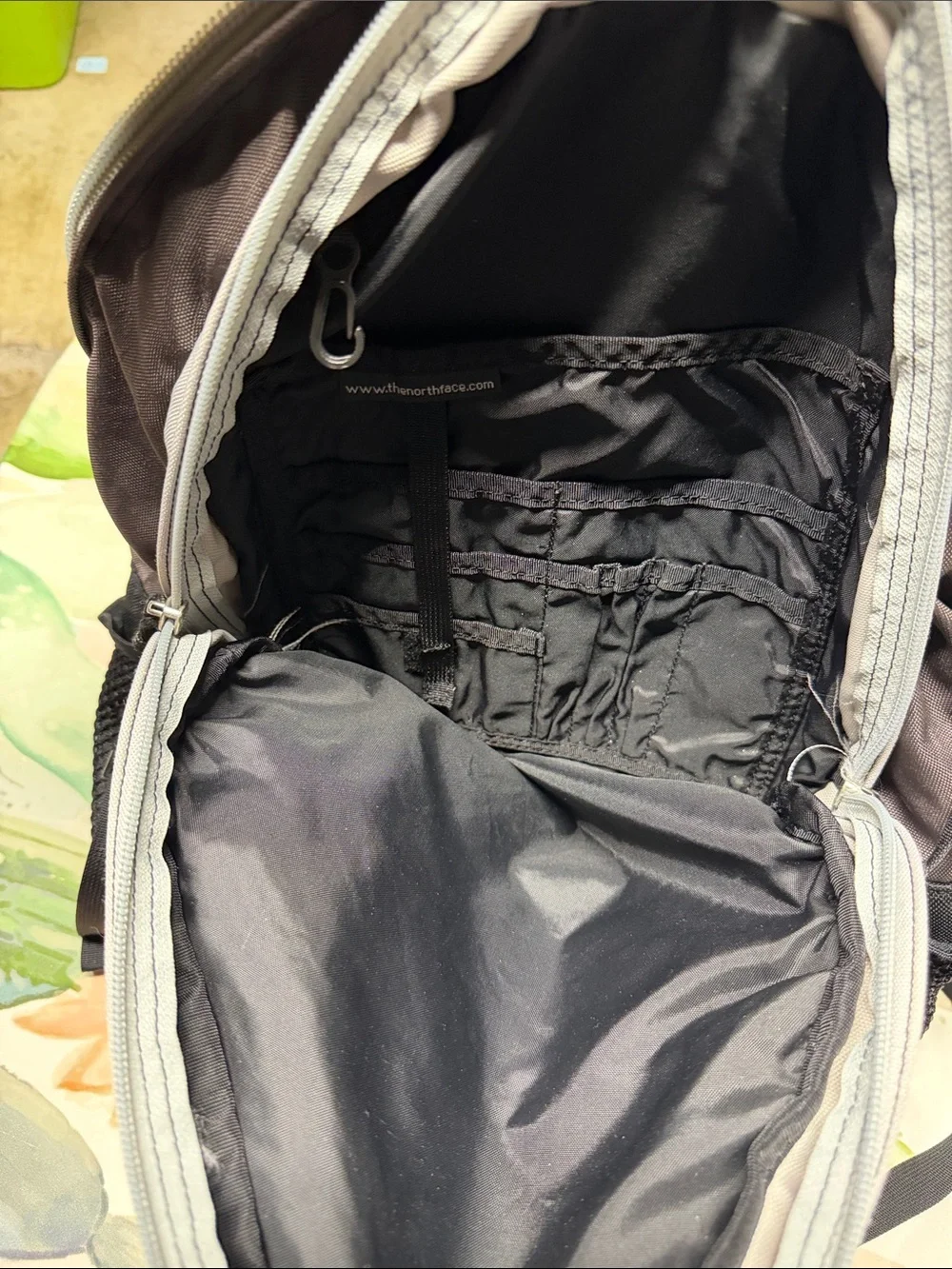 The North Face borealis Gray and Black Daypack Backpack
